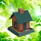 North States Industries North States Log Cabin Wild Bird 1 lb Plastic Hopper Bird Feeder 4 ports 9083W - alternate 7